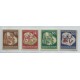 ALEMANIA ORIENTAL DDR 1951 Yv. 41/4 SERIE COMPLETA DE ESTAMPILLAS MINT 75 Euros